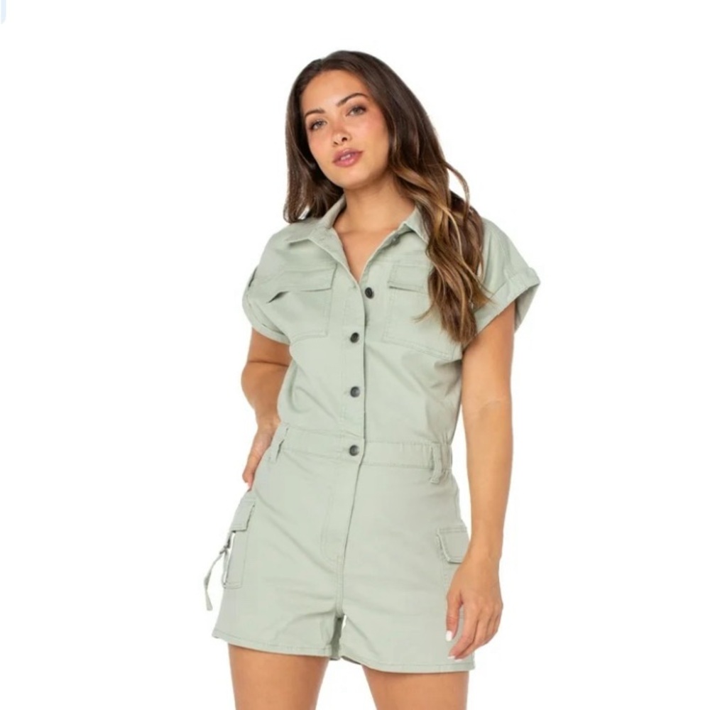 Army green Romper